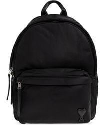 Ami Paris - Backpack With Logo - Lyst