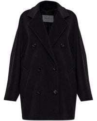 Max Mara - Double-Breasted Coat "Rebus" - Lyst