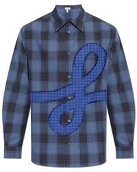 Loewe - Checked Pattern Shirt - Lyst