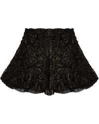 AVAVAV - Leather Skirt With A Crinkled Effect - Lyst