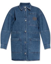 Munthe - Denim Jacket "Prickly" - Lyst