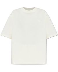 Ami Paris - Denim Shirt With Logo Patch - Lyst