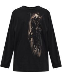 Yohji Yamamoto - T-Shirt With Print - Lyst
