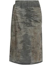 DIESEL - Denim Skirt 'De-Morika-Fsi' - Lyst