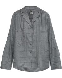 TOTEME - Shirt With Monogram, - Lyst
