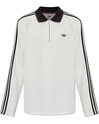 adidas Originals - Long-Sleeved Polo Shirt - Lyst