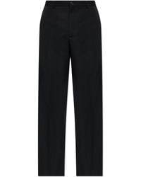 Balenciaga - Straight-Leg Wool Trousers - Lyst