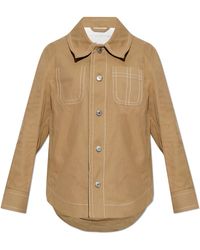 Ami Paris - Denim Jacket With Pockets - Lyst