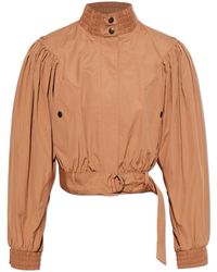 Chloé - Jacket With Belt - Lyst