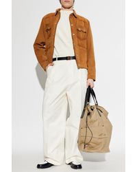 DSquared² - Leather Jacket With Pockets - Lyst