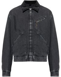 Maison Margiela - Denim Jacket With Corduroy Collar - Lyst