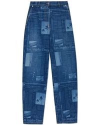 Palm Angels - Patterned Jeans - Lyst