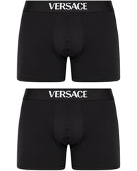 Versace - Two-Pack Of Boxer Shorts With Logo - Lyst