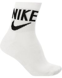 Nike Heritage 2 Pair Ankle Socks White/ Black