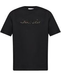 ★LANVIN★ロゴ 刺繍 半袖Tシャツ ロゴ刺繍デザイン半袖Tシャツ | LANVIN SPORT/ランバン