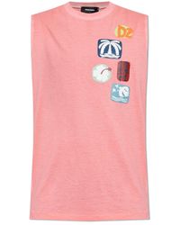 DSquared² - Sleeveless T-shirt Capsule 'summer Lovers', - Lyst