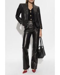 Balmain - Short Off-Shoulder Top - Lyst
