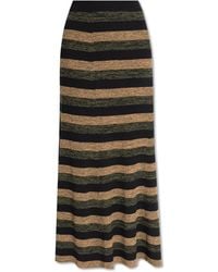 Ganni - Skirt With Stripe Pattern, ' - Lyst