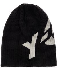 Y-3 - Logo Beanie - Lyst