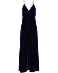 forte_forte - Velvet Strap Dress - Lyst
