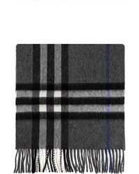 Burberry - Wool Scarf "Giant - Lyst