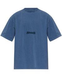 Balenciaga - T-Shirt With Embroidered Logo - Lyst