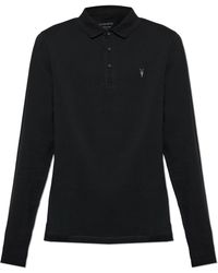 AllSaints - Long Sleeve Polo Reform - Lyst