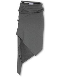 The Attico - Asymmetrical Skirt - Lyst