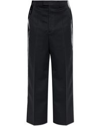 Vetements - Creased Trousers With Decorative Side Stripes - Lyst