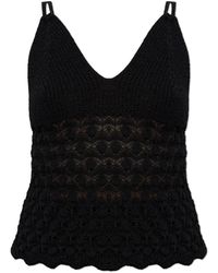 Akep - Top With A Decorative Weave - Lyst