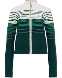 CASABLANCA - Cardigan With Logo Patch - Lyst