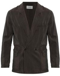 Lemaire - Silk Blazer With Pockets - Lyst