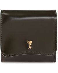 Ami Paris - Leather Wallet - Lyst