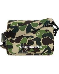 A Bathing Ape - Bag With Logo - Lyst