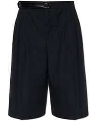 The Mannei - Wool Shorts With Darts - Lyst