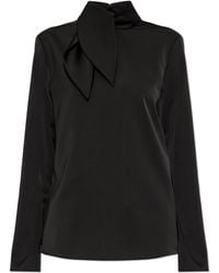 Emporio Armani - Satin Top - Lyst
