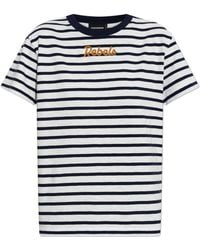 DSquared² - T-Shirt With A Striped Pattern - Lyst
