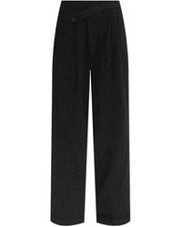 R13 - Trousers With Wool Trim - Lyst