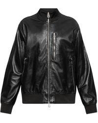 Paul Smith - Leather 'Bomber' Jacket - Lyst