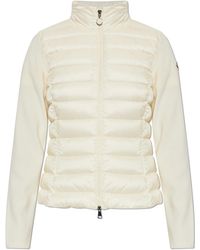 Moncler - Cardigan With Down Front - Lyst