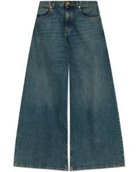 Balmain - Wide-Leg Jeans - Lyst