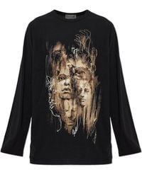 Yohji Yamamoto - T-Shirt With Print - Lyst