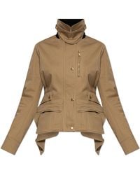 McQueen - Jacket With Asymmetric Peplum - Lyst