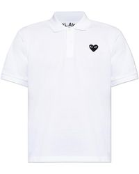 COMME DES GARÇONS PLAY - Polo With Patch - Lyst