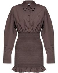 The Attico - Corset Dress With Ruching - Lyst