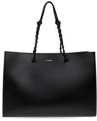 Jil Sander - Leather Shopper Bag - Lyst