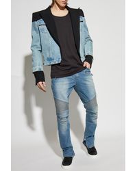 Balmain - Jeans With Sewn-In Zippers - Lyst