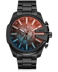 DIESEL - "Mega Chief Slim" Steel Watch - Lyst