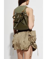 Balmain - Leather Backpack - Lyst