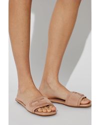 Hogan - Leather Slides 'H685' - Lyst